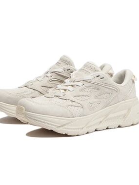 HOKA ONE ONE Clifton L Eggnog ~ Rare Women's 9 Men's 8